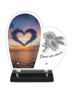 PLAQUE ALTU IMPRIMEE COEUR...