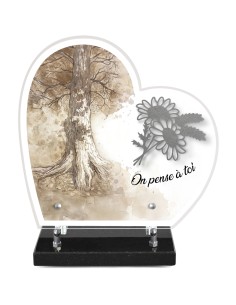 PLAQUE ALTU IMPRIMEE COEUR...