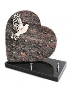 PLAQUE GRANIT COEUR 26X26...