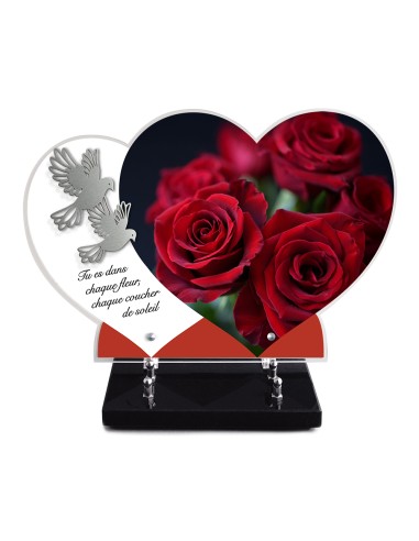 PLAQUE ALTU IMPRIMEE DOUBLE COEUR...