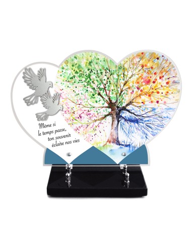 PLAQUE ALTU IMPRIMEE DOUBLE COEUR...