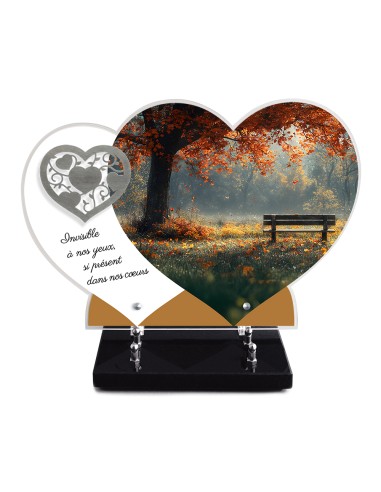 PLAQUE ALTU IMPRIMEE DOUBLE COEUR...