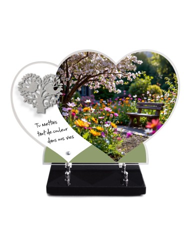 PLAQUE ALTU IMPRIMEE DOUBLE COEUR...