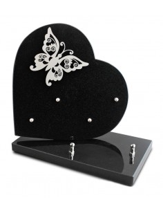 PLAQUE GRANIT COEUR 26X26...