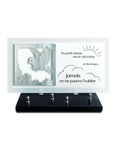 PLAQUE ALTU TEXTE GRAVE 20X37CM DECOR...