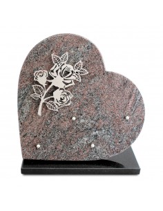 PLAQUE GRANIT COEUR 30X30...