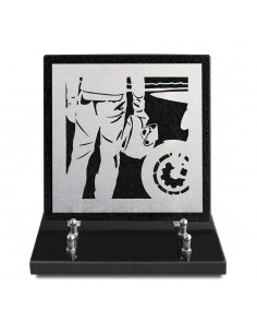 PLAQUE GRANIT NOIR 20X20CM...