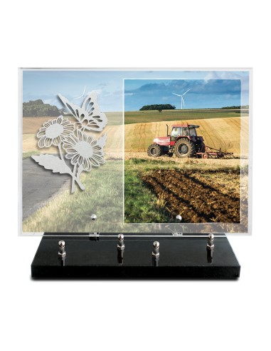 PLAQUE IMPRIMEE 25X35 SANS TEXTE +...