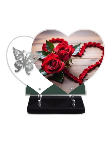 PLAQUE ALTU IMPRIMEE DOUBLE COEUR...