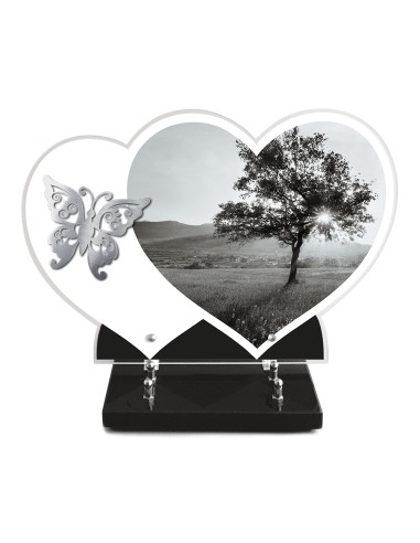 PLAQUE ALTU IMPRIMEE DOUBLE COEUR...