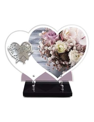 PLAQUE ALTU IMPRIMEE DOUBLE COEUR...