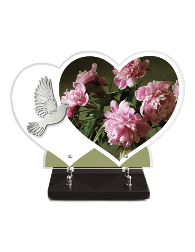 PLAQUE ALTU IMPRIMEE DOUBLE COEUR...