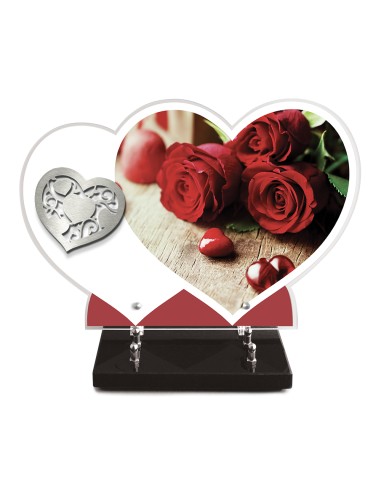 PLAQUE ALTU IMPRIMEE DOUBLE COEUR...
