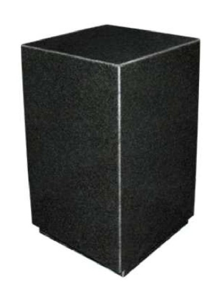 URNE GRANIT NOIR 3.6L - 17x17x27CM