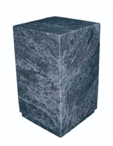 URNE GRANIT MASS BLUE 3.6L - 17x17x27CM