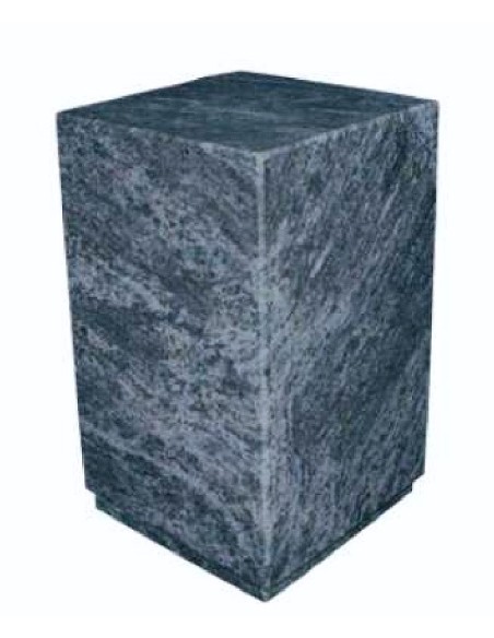 URNE GRANIT MASS BLUE 3.6L - 17x17x27CM