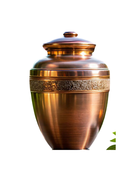 URNE FINITION CUIVRE 4L - 18x27CM