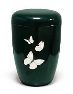URNE METAL DECOR PAPILLONS...