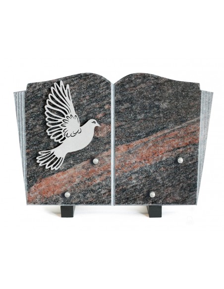 PLAQUE GRANIT 20X30 INOX COLOMBE