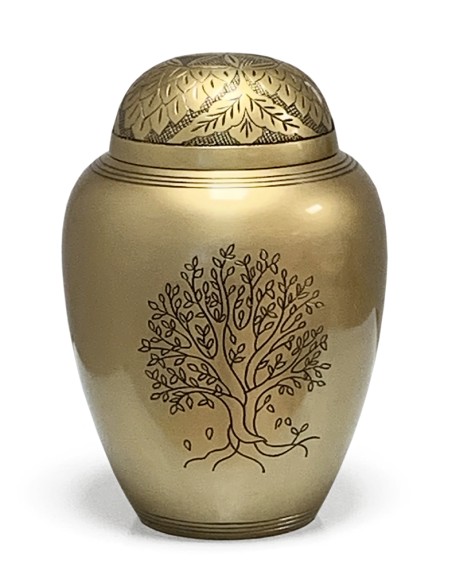 URNE ALUMINIUM GRAVEE 3.7L - 18x26CM
