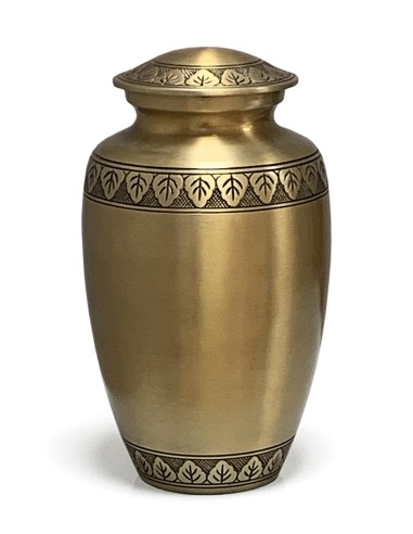 URNE ALUMINIUM GRAVEE 4L - 17x30CM