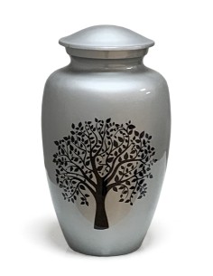 URNE ALUMINIUM DECOR ARBRE...