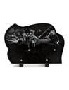 PLAQUE GRANIT 20X30 GRAVURE LASER - PECHEUR