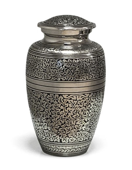 URNE ALUMINIUM GRAVEE 4L - 17x30CM