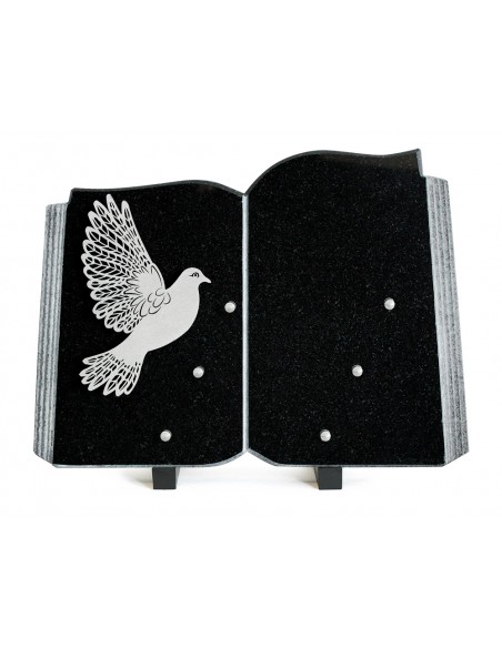 PLAQUE GRANIT LIVRE 25X35CM INOX COLOMBE