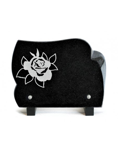 PLAQUE GRANIT 15X21CM INOX ROSE