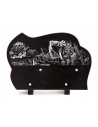 PLAQUE GRANIT 20X30 GRAVURE LASER - JARDINIER