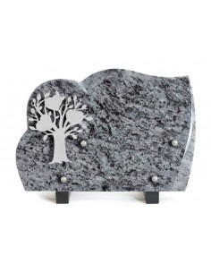 PLAQUE GRANIT 17X25CM INOX...