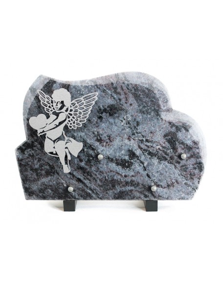 PLAQUE GRANIT 20X30 INOX NOTE ANGE