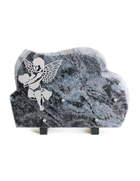 PLAQUE GRANIT 20X30 INOX NOTE ANGE