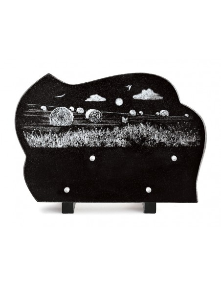 PLAQUE GRANIT 20X30 GRAVURE LASER - FOINS