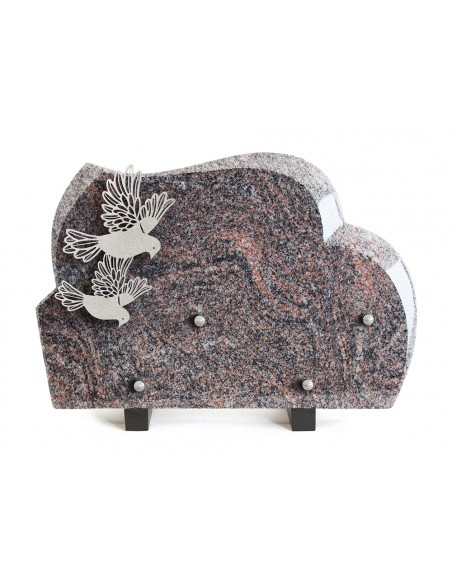 PLAQUE GRANIT 20X30 INOX COLOMBES