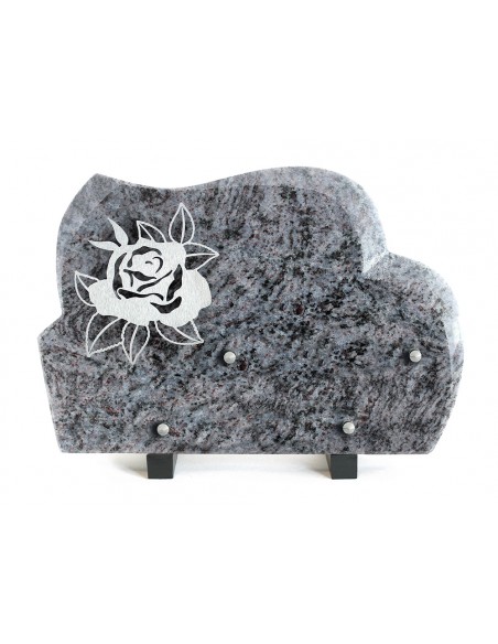 PLAQUE GRANIT 20X30 INOX ROSE
