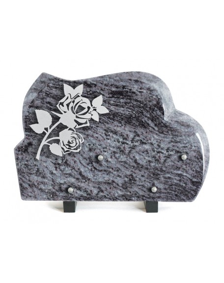 PLAQUE GRANIT 20X30 INOX ROSE