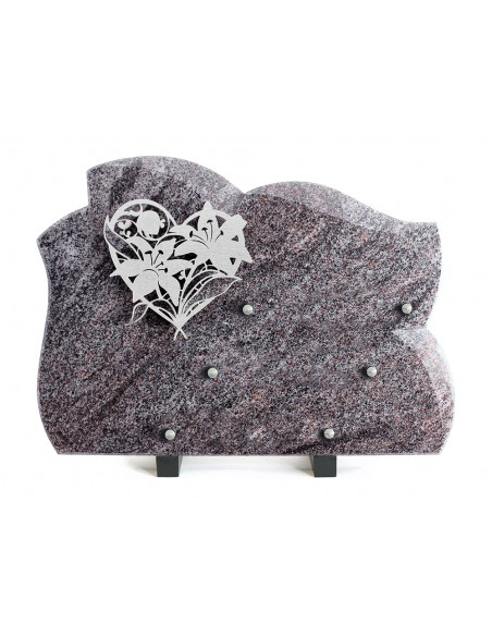 PLAQUE GRANIT 25X35 INOX LYS
