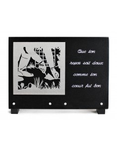 PLAQUE GRANIT NOIR 25X35CM...