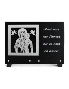 PLAQUE GRANIT NOIR 25X35CM...