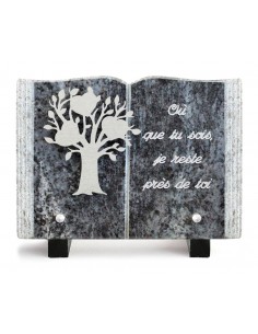 PLAQUE GRANIT LIVRE 15X21CM...