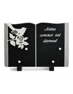 PLAQUE GRANIT LIVRE 17X25CM...