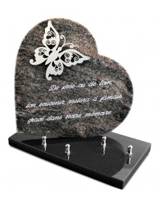 PLAQUE GRANIT COEUR...