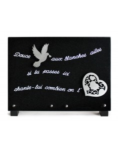 PLAQUE GRANIT NOIR 25X35CM...