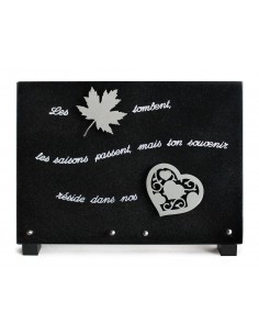 PLAQUE GRANIT NOIR 25X35CM...