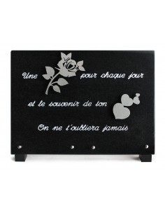 PLAQUE GRANIT NOIR 25X35CM...