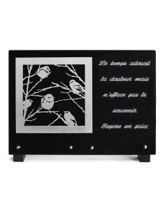 PLAQUE GRANIT NOIR 25X35CM...