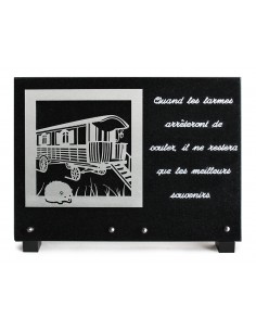 PLAQUE GRANIT NOIR 25X35CM...