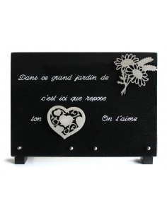 PLAQUE GRANIT NOIR 25X35CM...